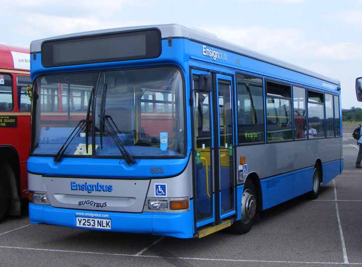 Ensignbus ex Metroline Dennis Dart MPD 653